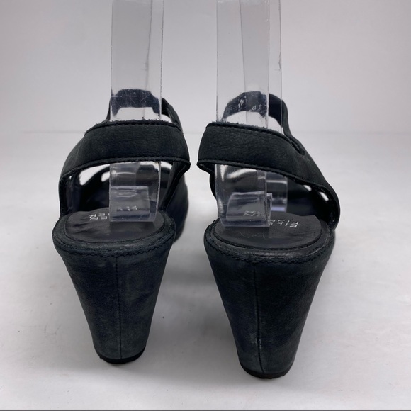 Eileen Fisher Multi Strap Wedge Sandal 8.5 - Picture 4 of 5